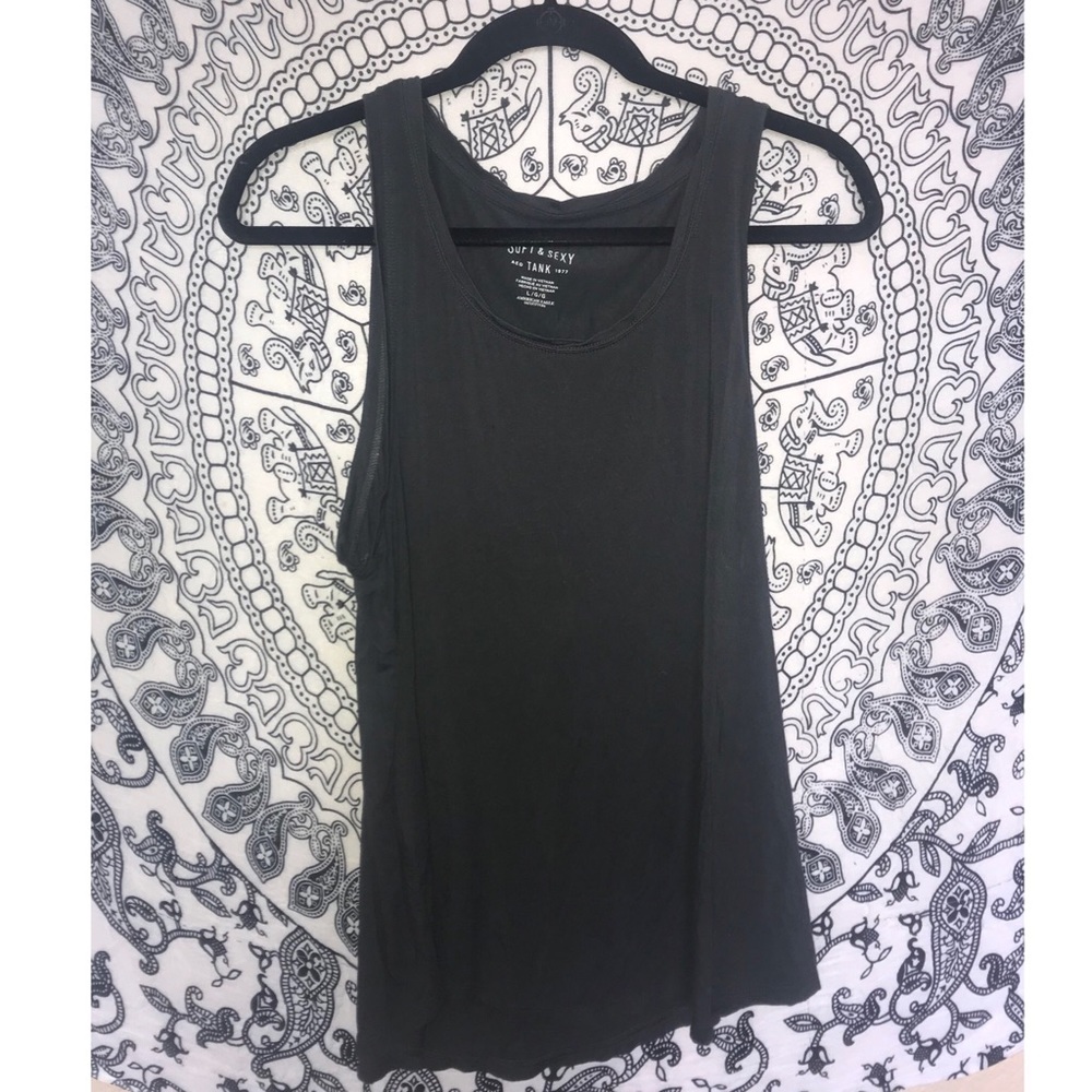 Dark grey American Eagle Soft & Sexy Tank